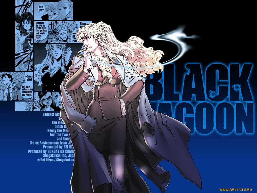 аниме, black, lagoon