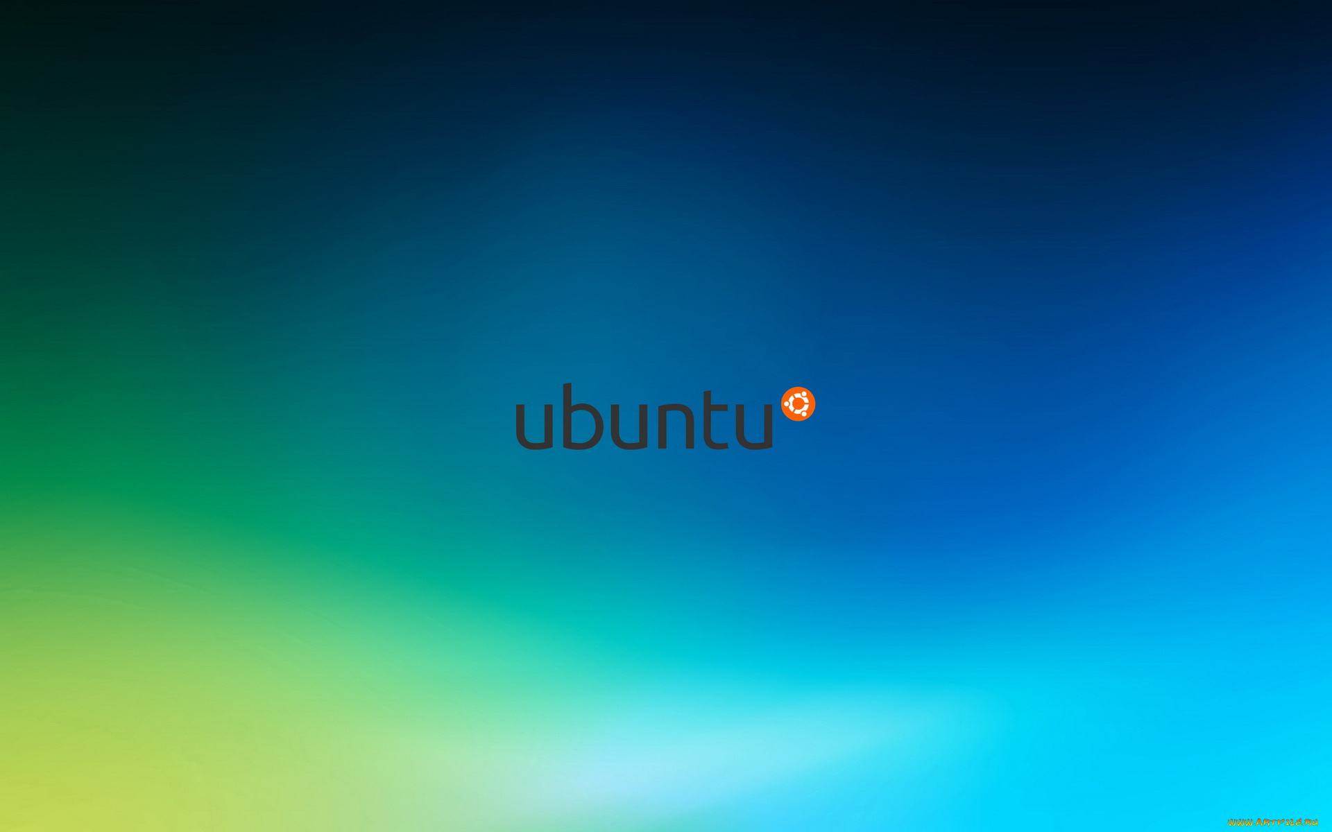 компьютеры, ubuntu, linux, голубой