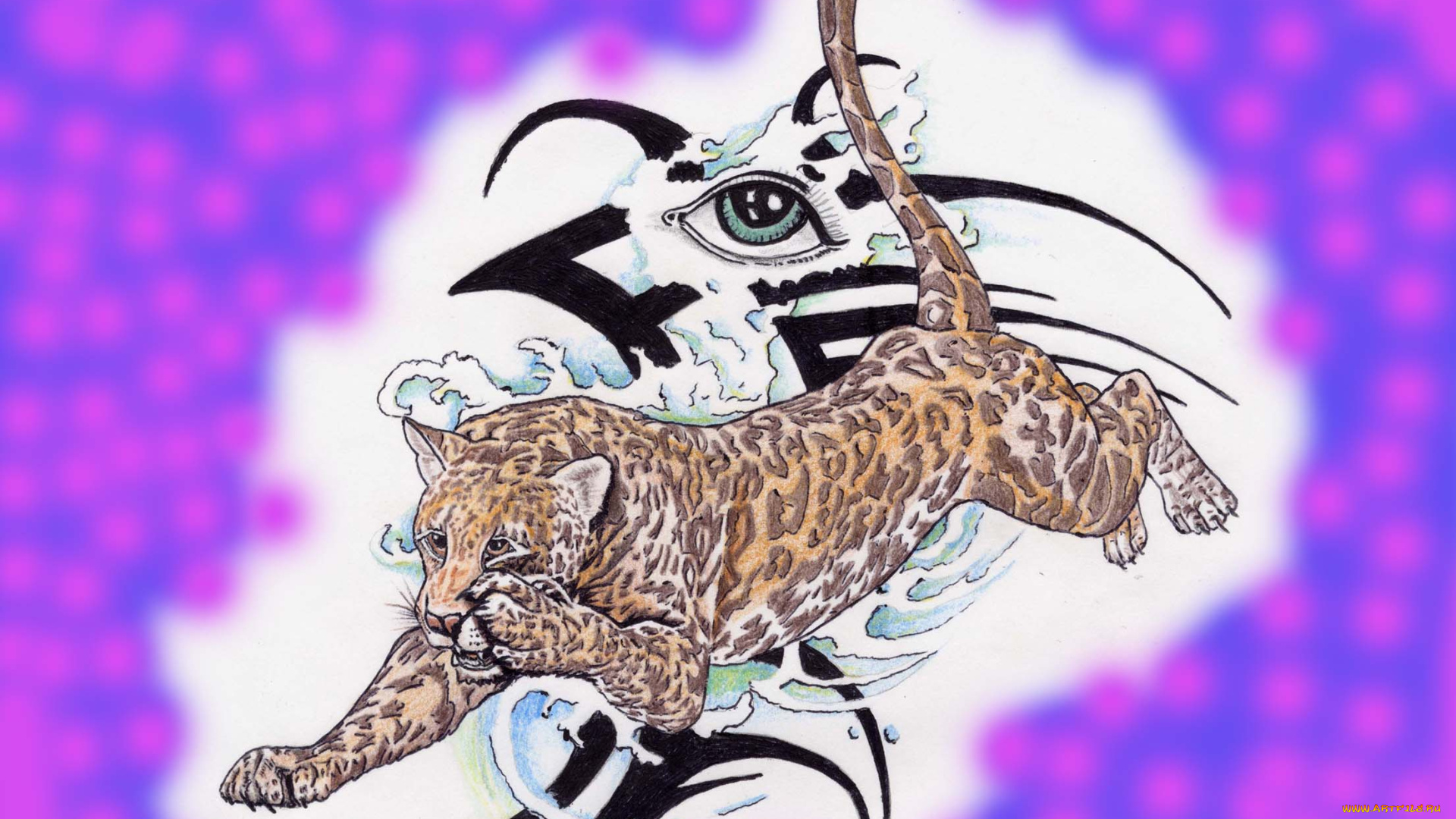 gepard, рисованные