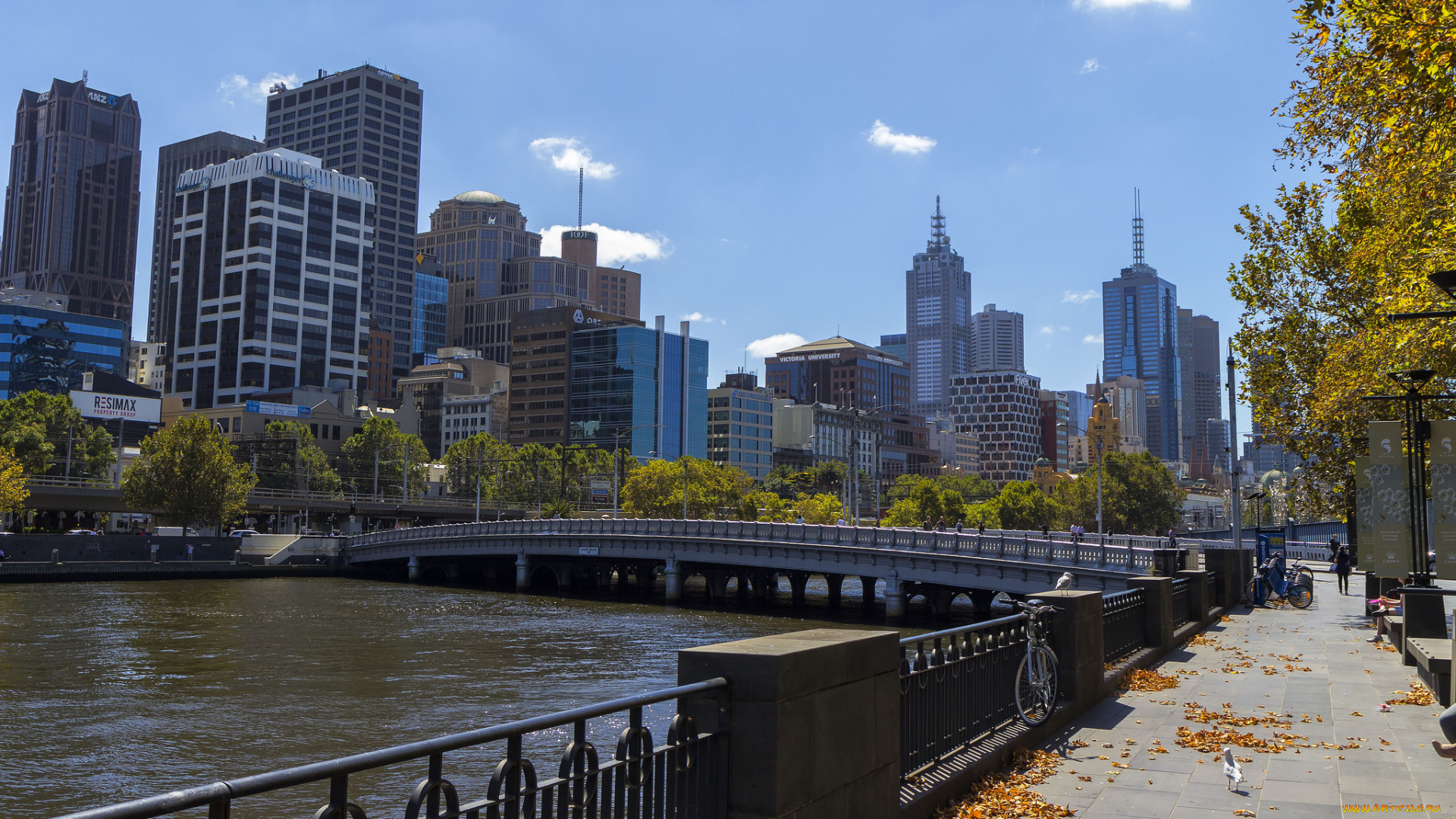 melbourne, города, мельбурн, , австралия, небоскребы, панорама