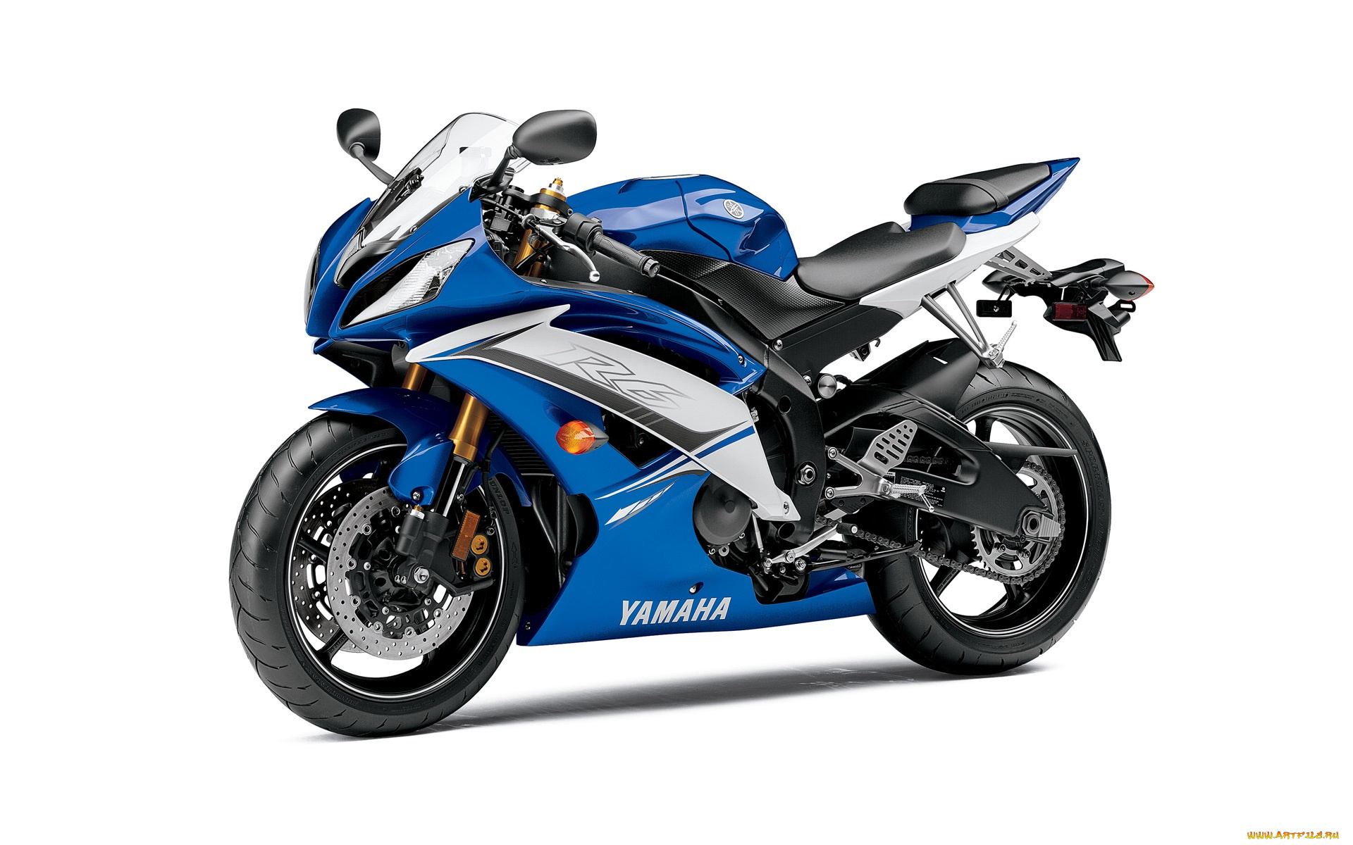 мотоциклы, yamaha, синий, 2011, yzf-r6