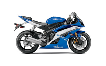 Картинка мотоциклы yamaha синий 2011 yzf-r6