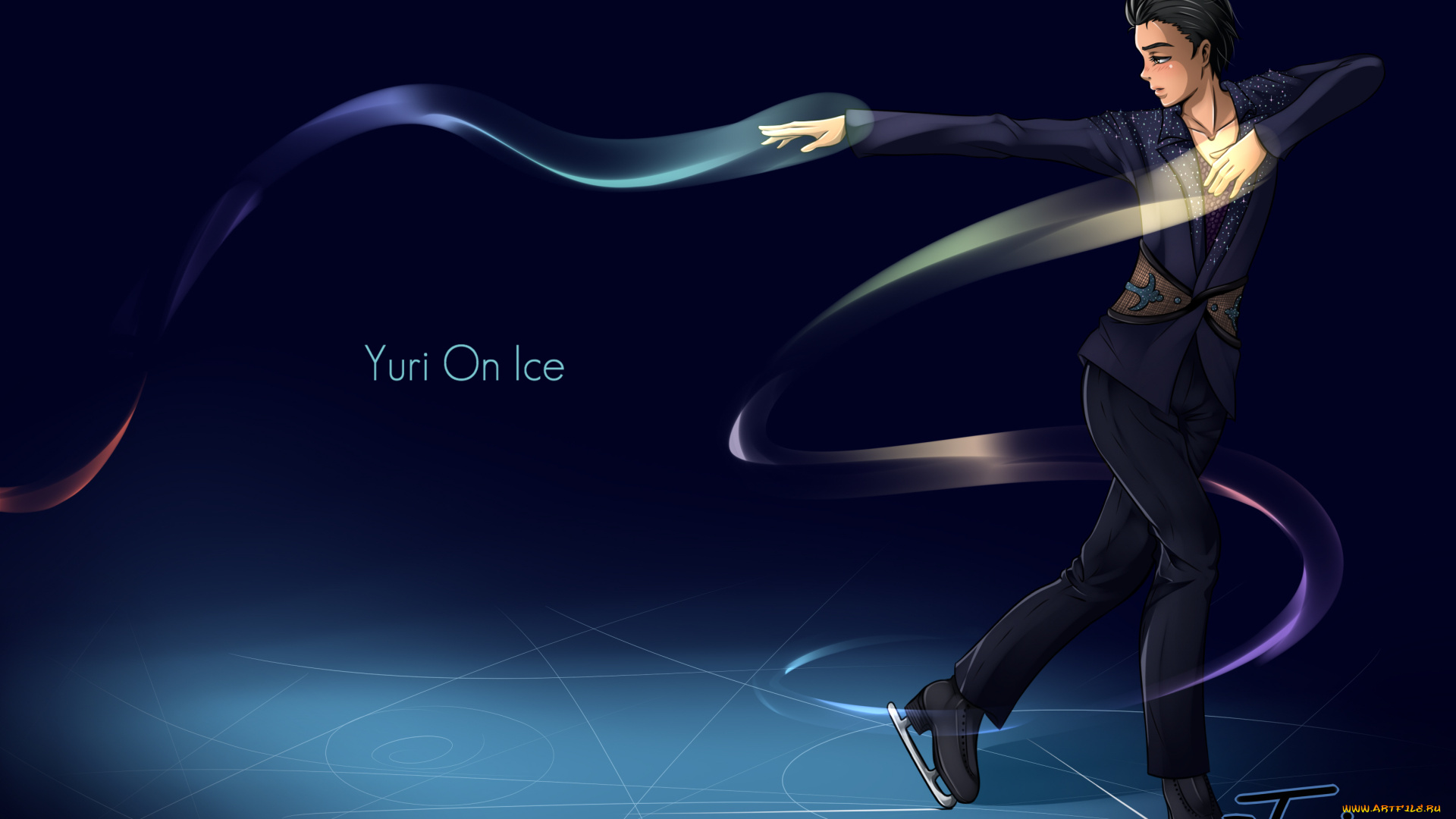 аниме, yuri, on, ice, юри, катсуки