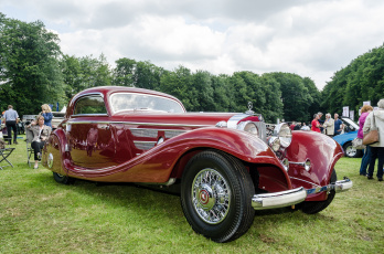 обоя mercedes-benz 540 k spezial coupe 1936, автомобили, выставки и уличные фото, выставка, автошоу, ретро, история