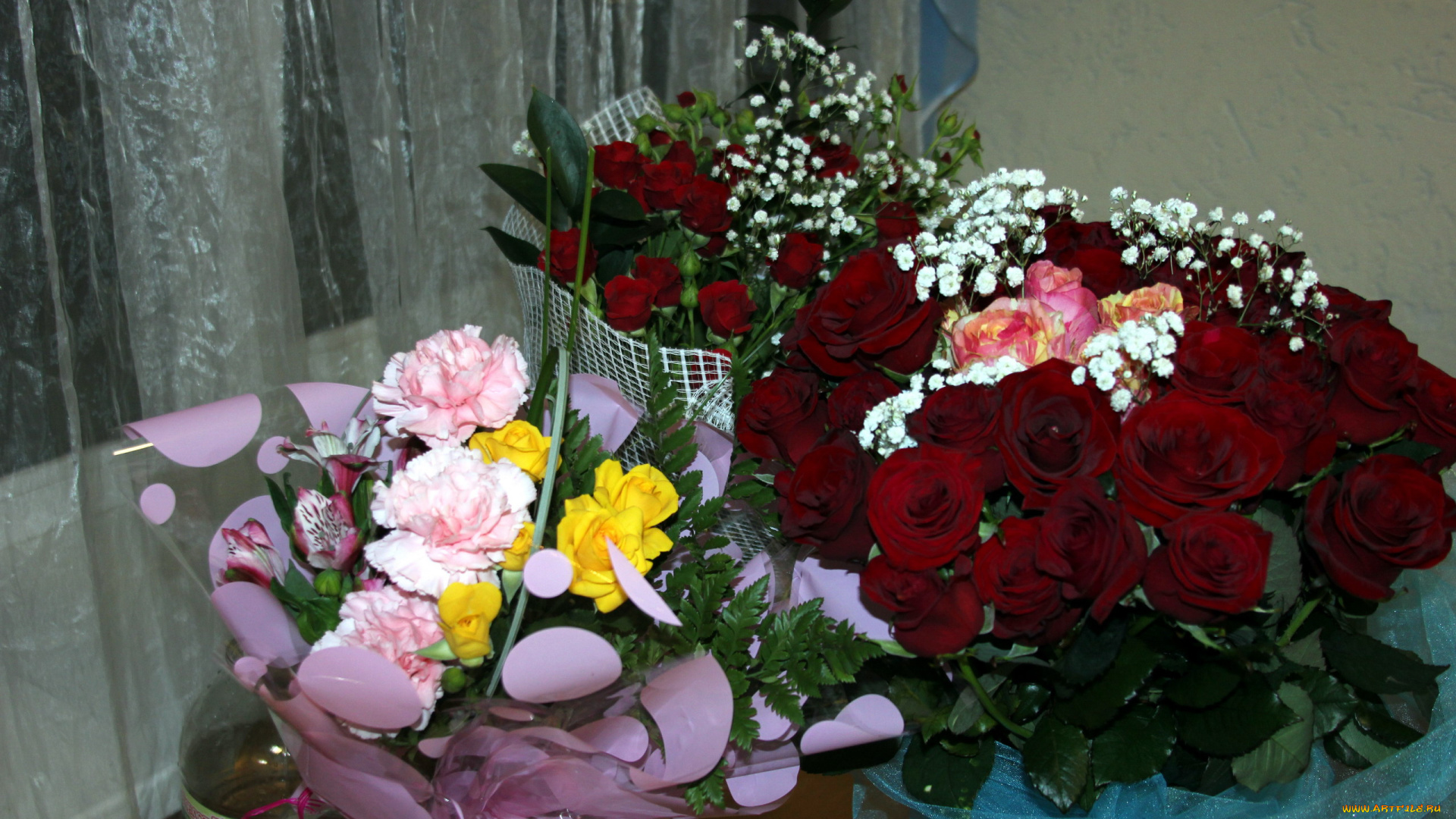 цветы, букеты, , композиции, гвоздики, розы