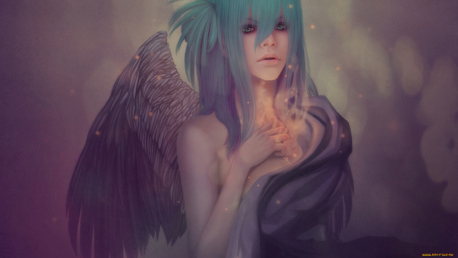 фэнтези, ангелы, крылья, девушка