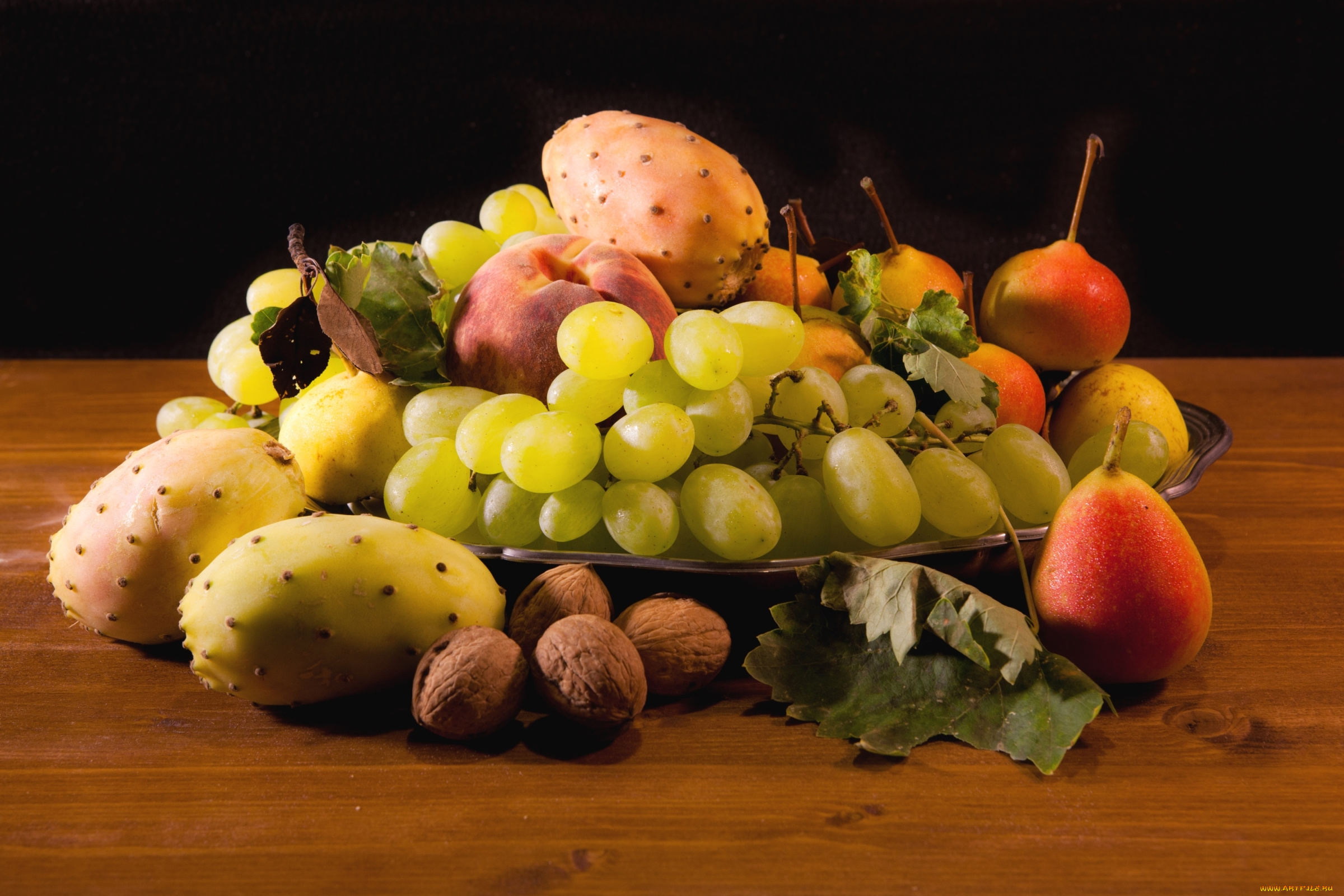 еда, фрукты, , ягоды, опунция, виноград, груши, орехи, персик