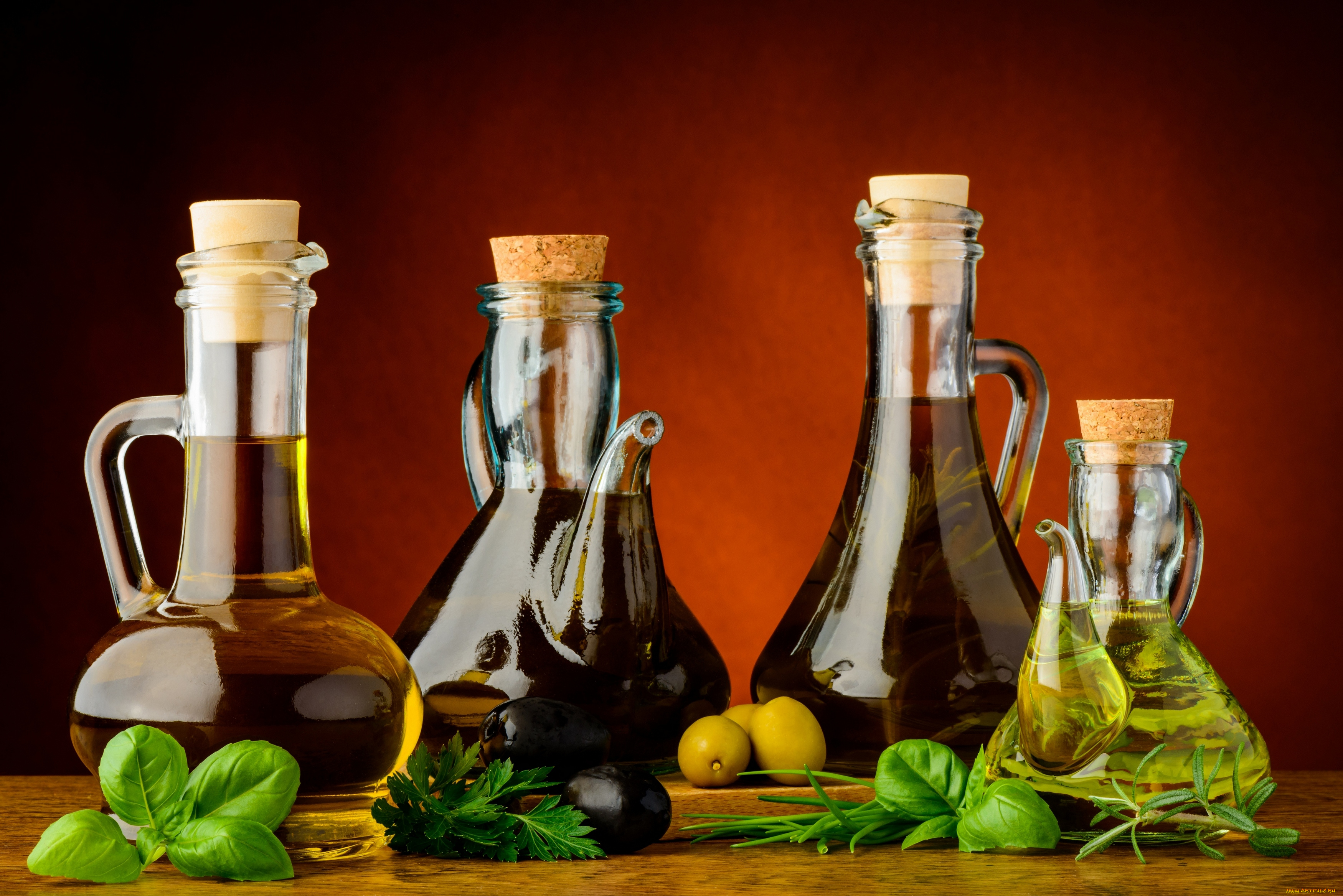 еда, разное, olives, зелень, оливки, оливковое, масло, herbs, olive, oil