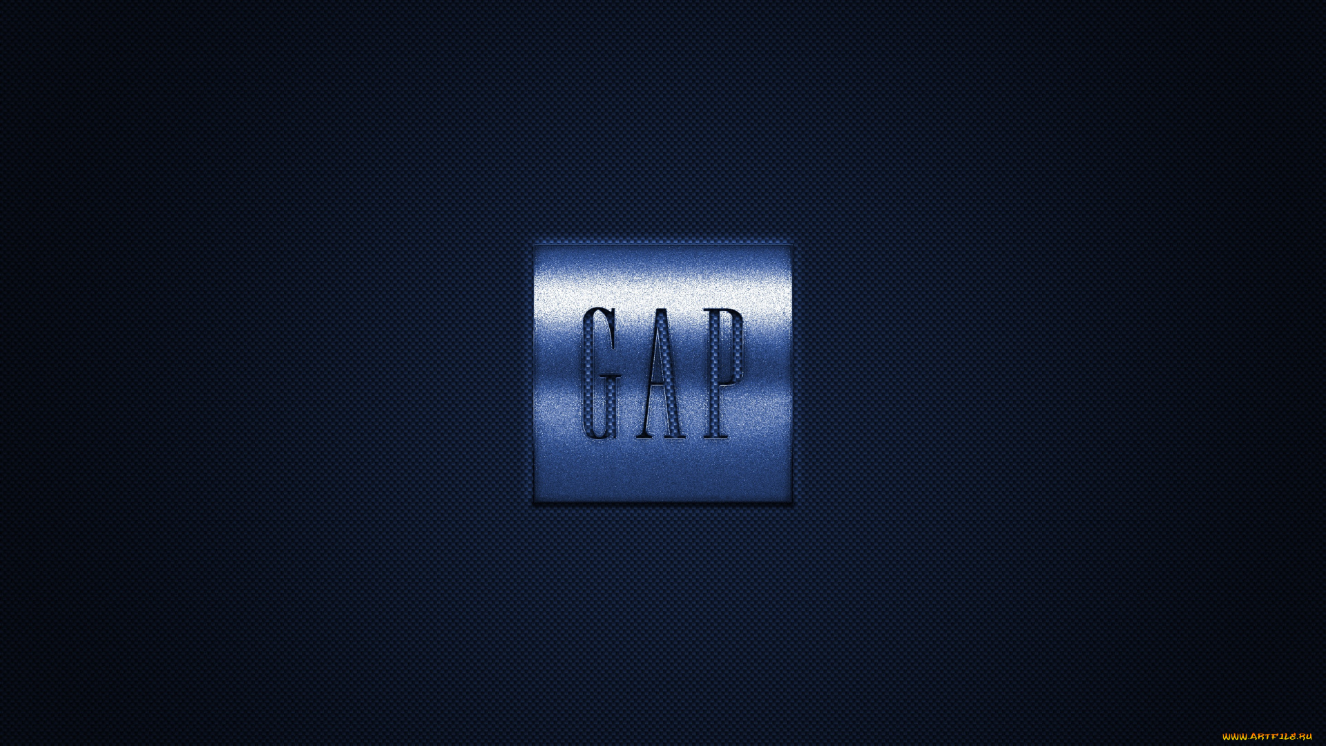 gap, inc, бренды, -, другое, логотип, gap, металлическая, эмблема, марка, одежды, синий, углеродная, текстура, американская, компания