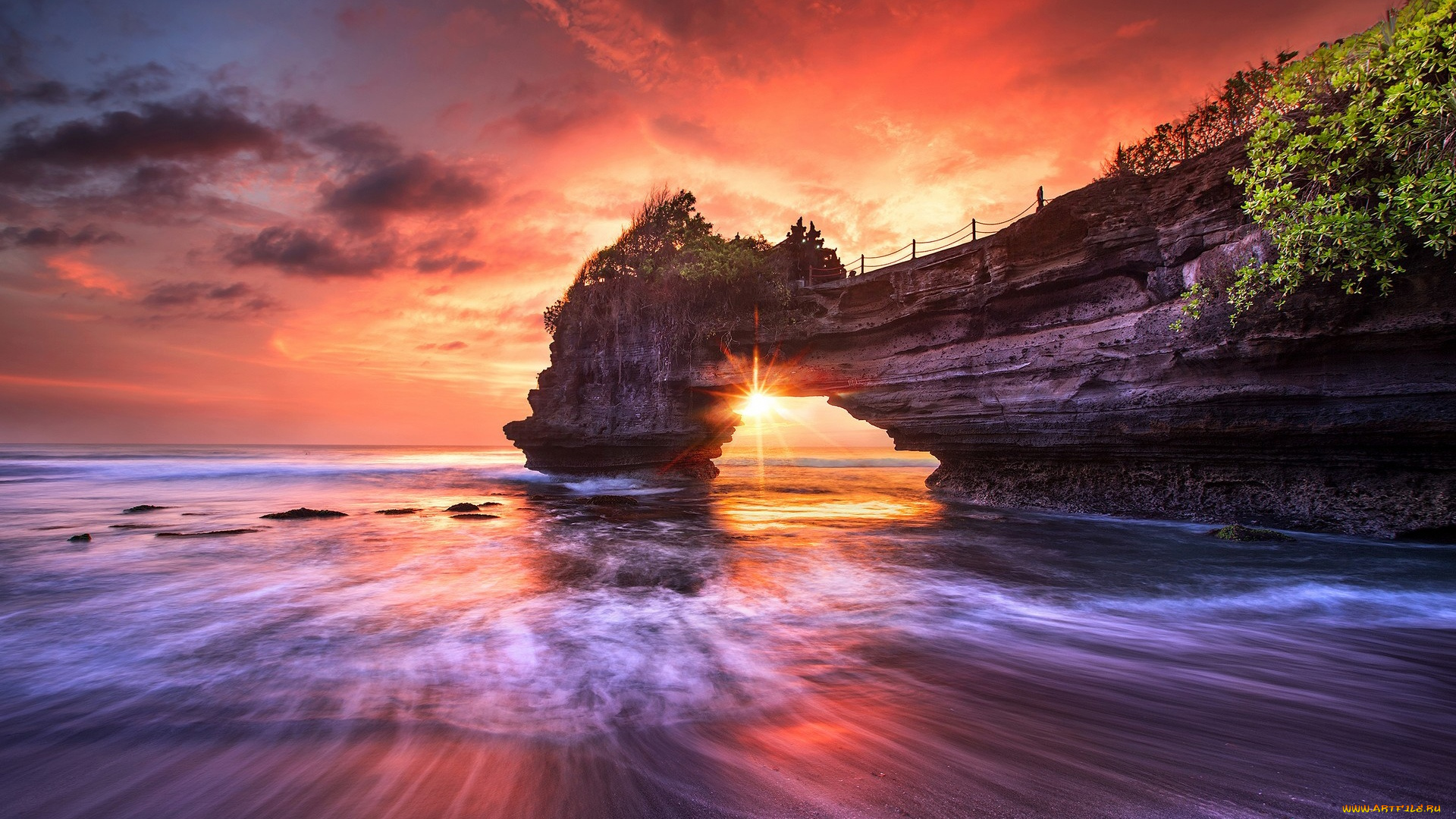 природа, побережье, бали, индонезия