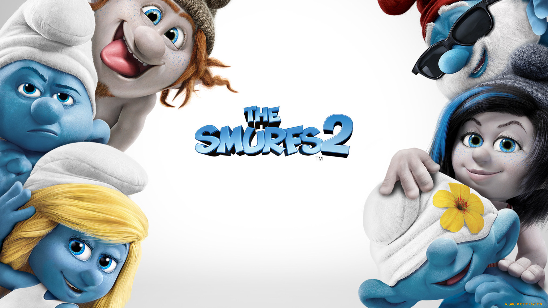 мультфильмы, the, smurfs, 2