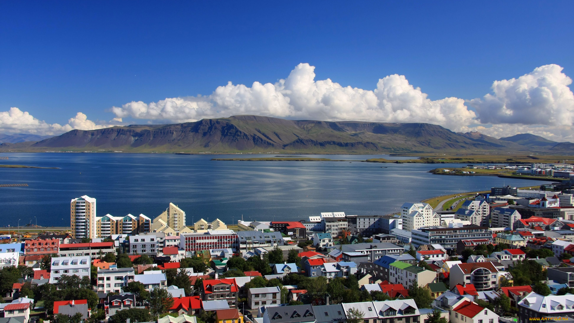 reykjavik, iceland, города, рейкьявик, исландия
