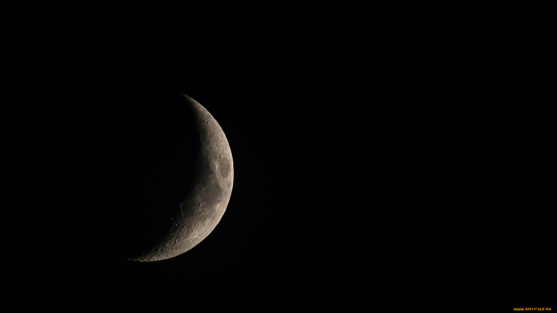 космос, луна, ночь
