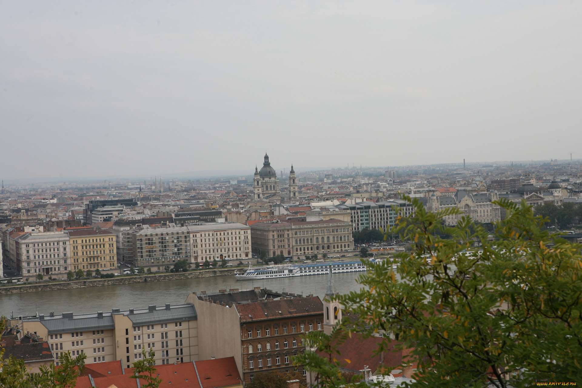 будапешт, автор, varvarra, города, венгрия, река, здания, теплоход