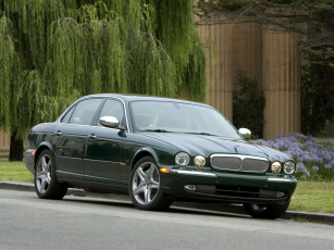 обоя jaguar, xj, super, v8, автомобили