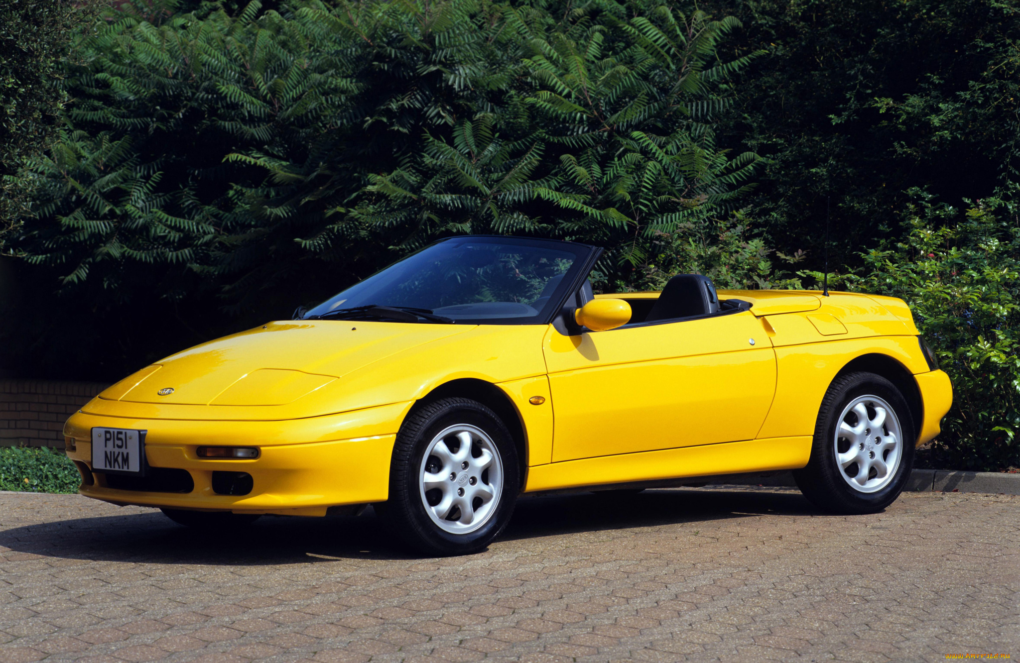 kia, elan, 1996, автомобили, kia, elan, 1996, жёлтый