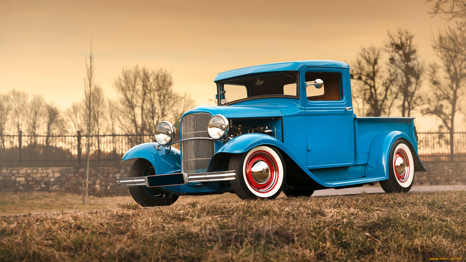 автомобили, custom, pick-up, 1932, ford, model, b, pickup