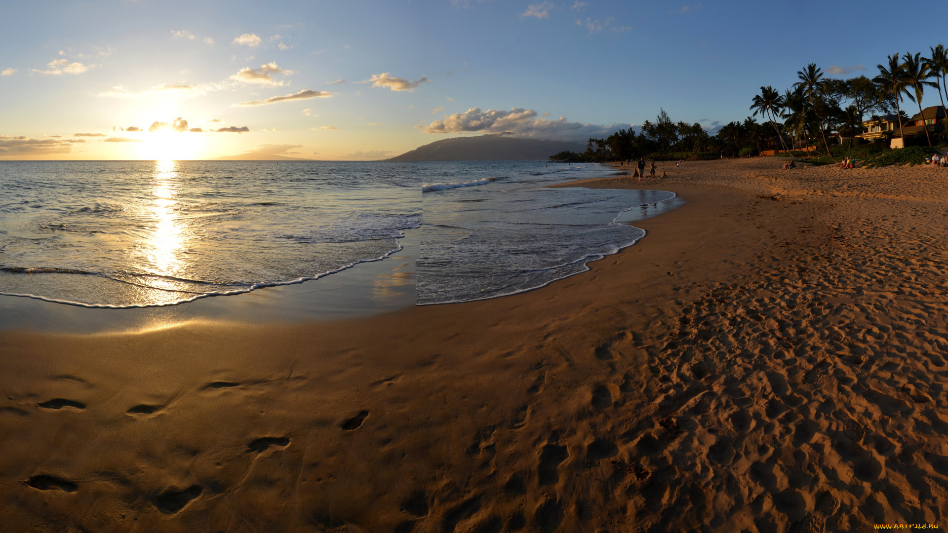 maui, hawaii, природа, восходы, закаты, море, побережье