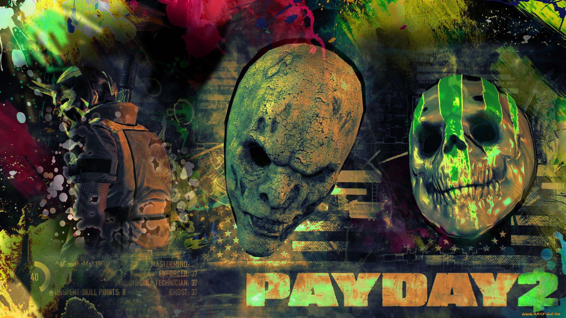 payday, 2, видео, игры, -, payday, 2, грабители, бандиты, симулятор, 2, ограбление, payday
