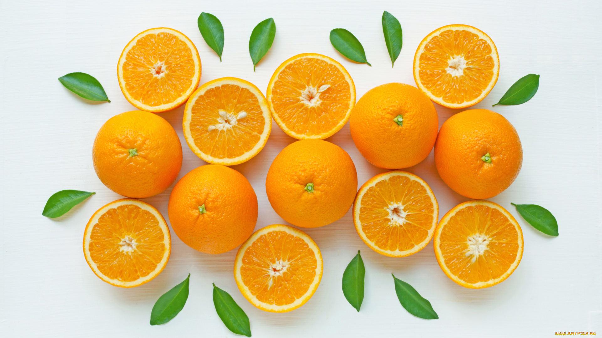 еда, цитрусы, fresh, фрукты, апельсины, leaves, листики, fruits, orange