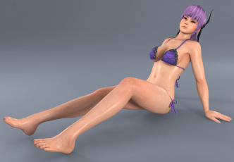 Картинка 3д графика anime аниме купальник девушка