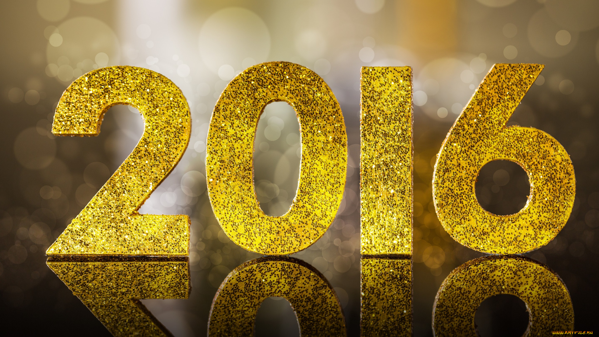праздничные, -, разное, , новый, год, new, year, golden, glitter, bokeh, новый, год, 2016, happy