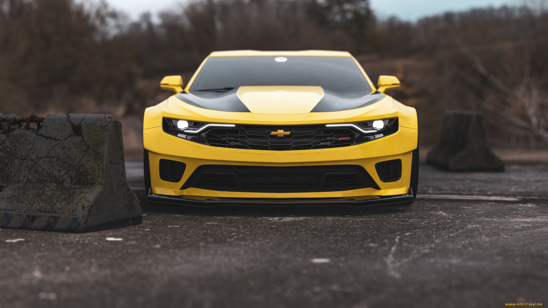 chevrolet, camaro, rs, bumble, bee, new, vision, автомобили, 3д, chevrolet, camaro, rs, bumble, bee, new, vision