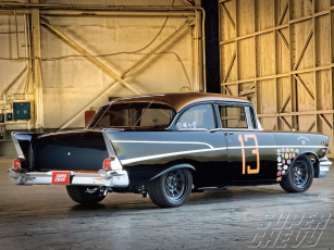 обоя 1957, chevy, 210, автомобили, chevrolet
