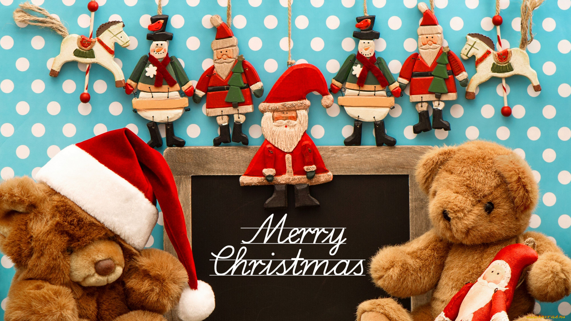 праздничные, -, разное, , новый, год, дед, мороз, мишки, плюшевые, гирлянда, игрушки, фигурки