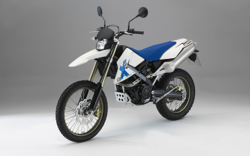 обоя мотоциклы, bmw, g-650, xchallenge, 2006, синий, белый