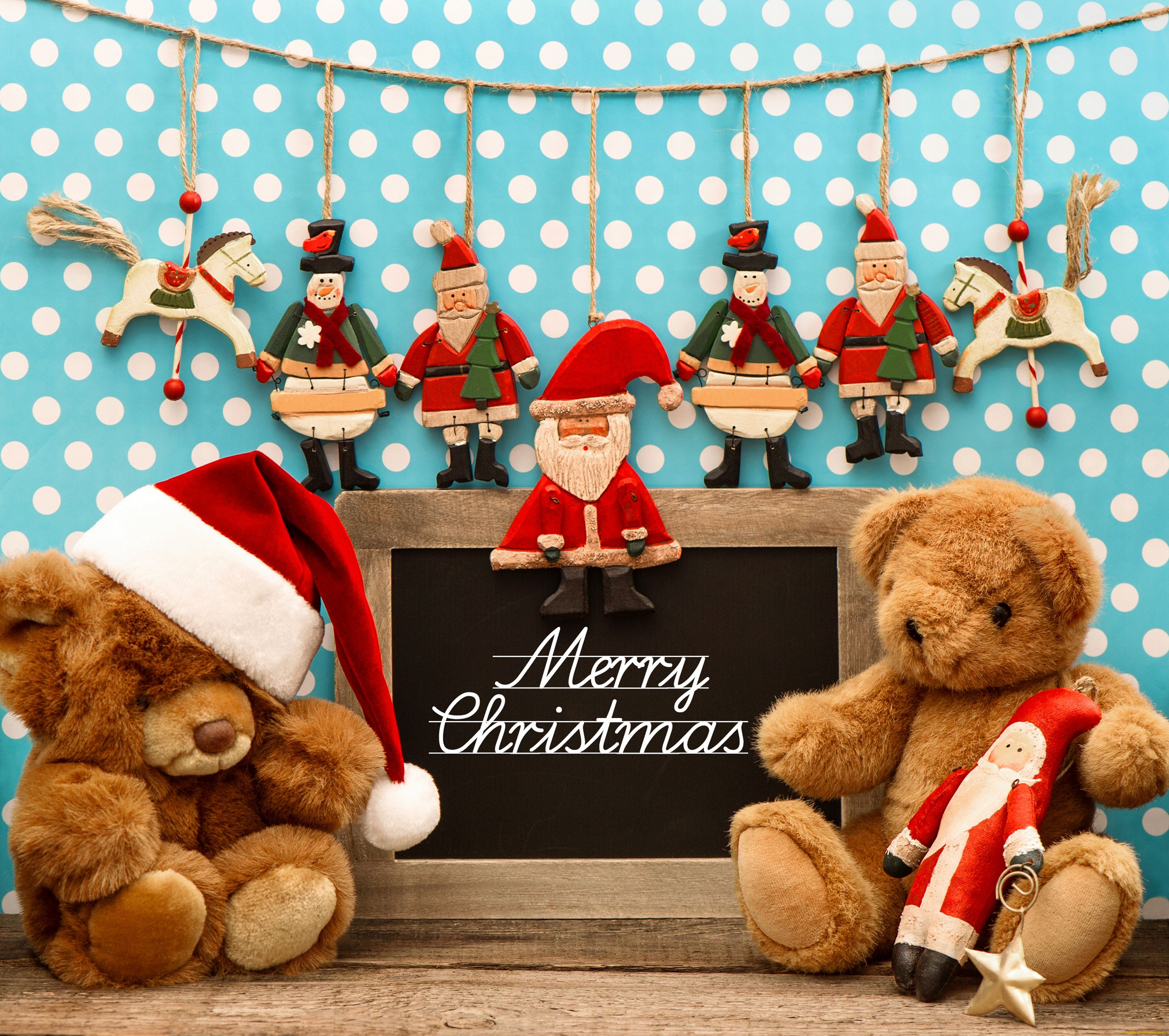 праздничные, -, разное, , новый, год, дед, мороз, мишки, плюшевые, гирлянда, игрушки, фигурки