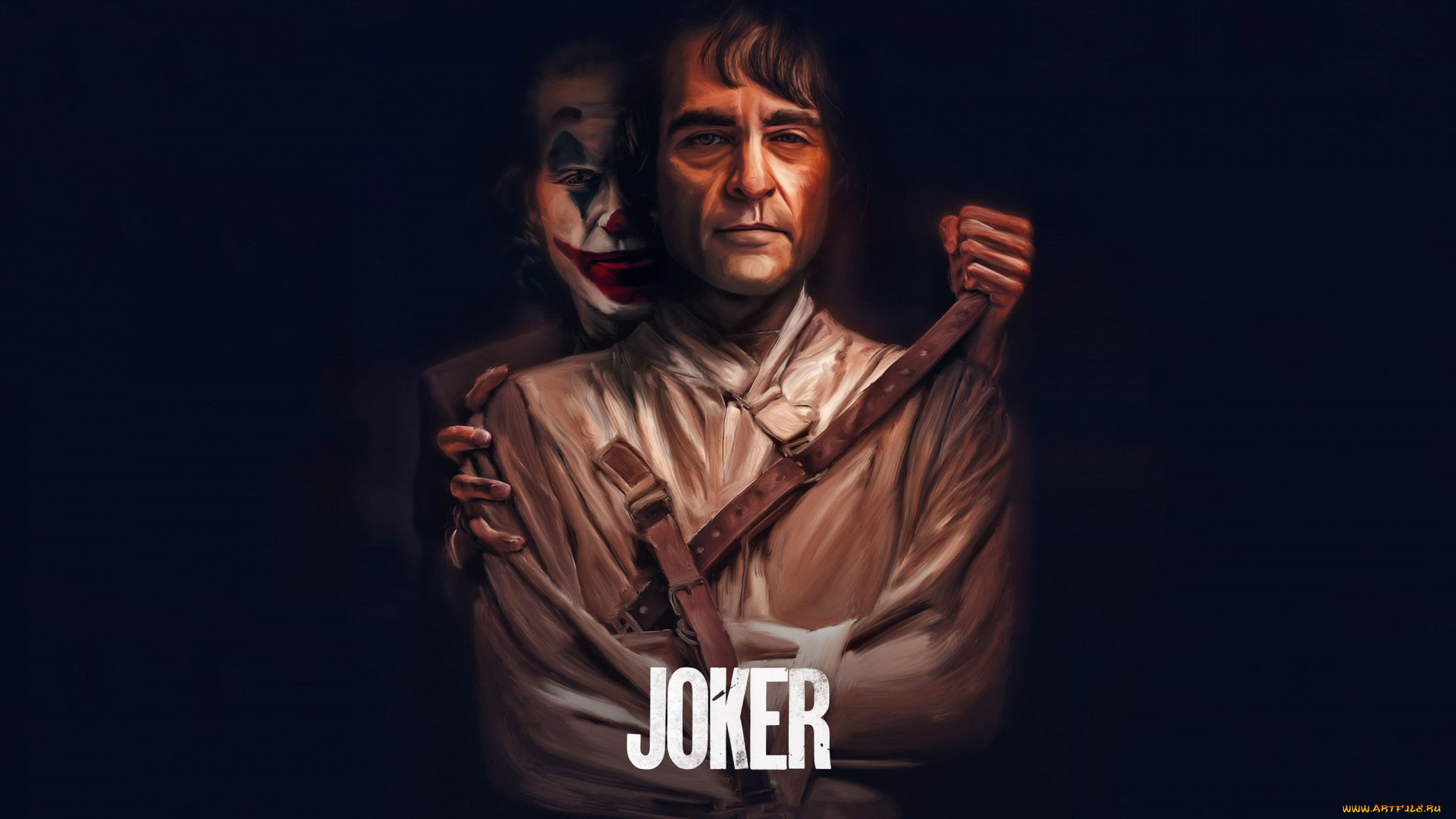 joker, , 2019, рисованное, кино, рекламные, материалы, плакат, сша, канада, криминал, джокер, фильмы, триллер, хоакин, феникс