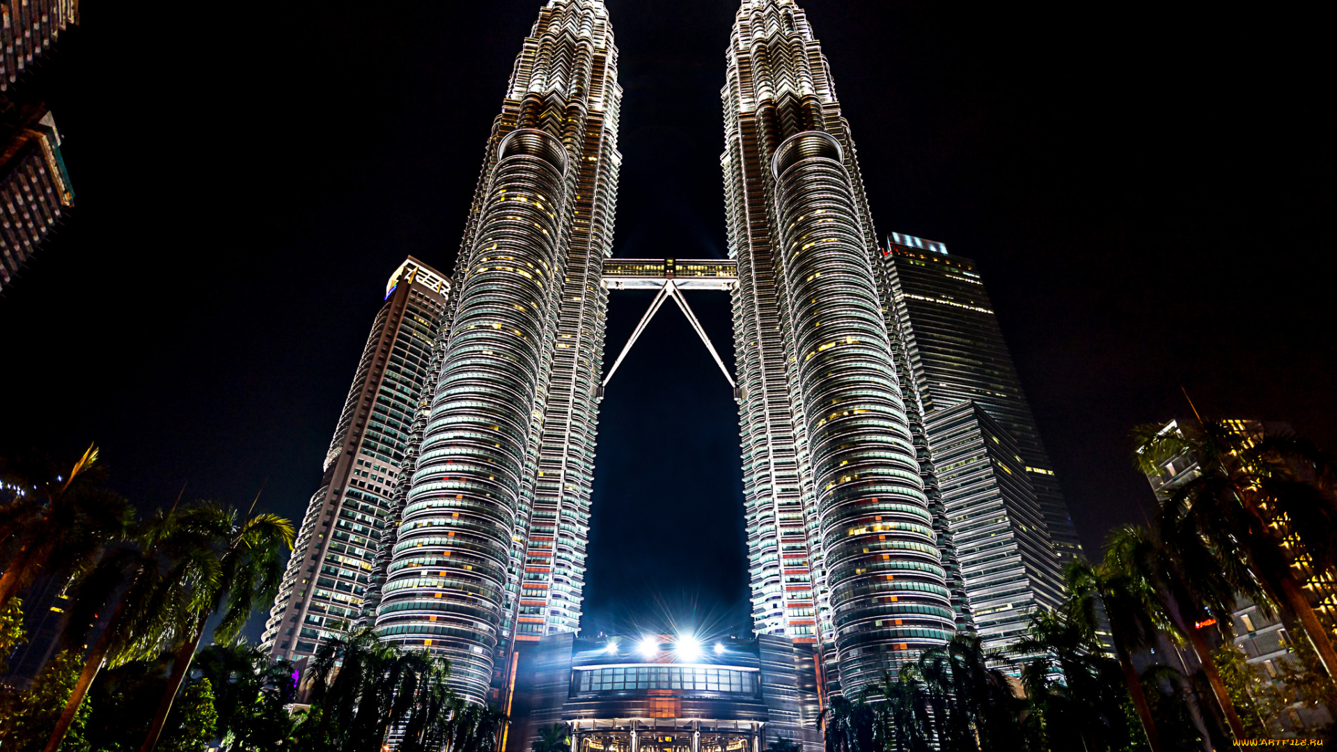 twins, towers, in, kuala, lumpur, malaysia, города, куала-лумпур, , малайзия, башни