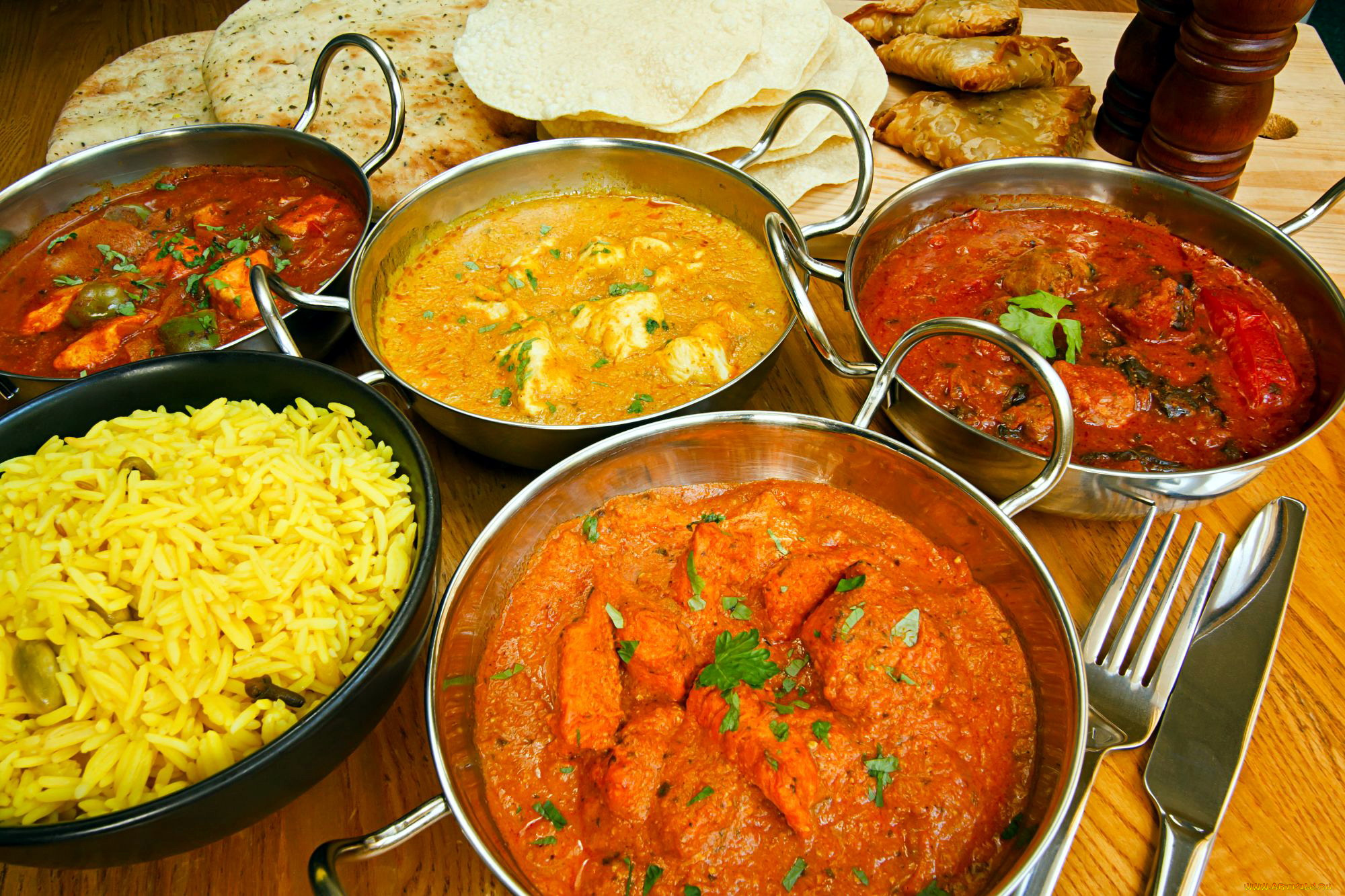 еда, вторые, блюда, рагу, рис, лепешки, кухня, индийская