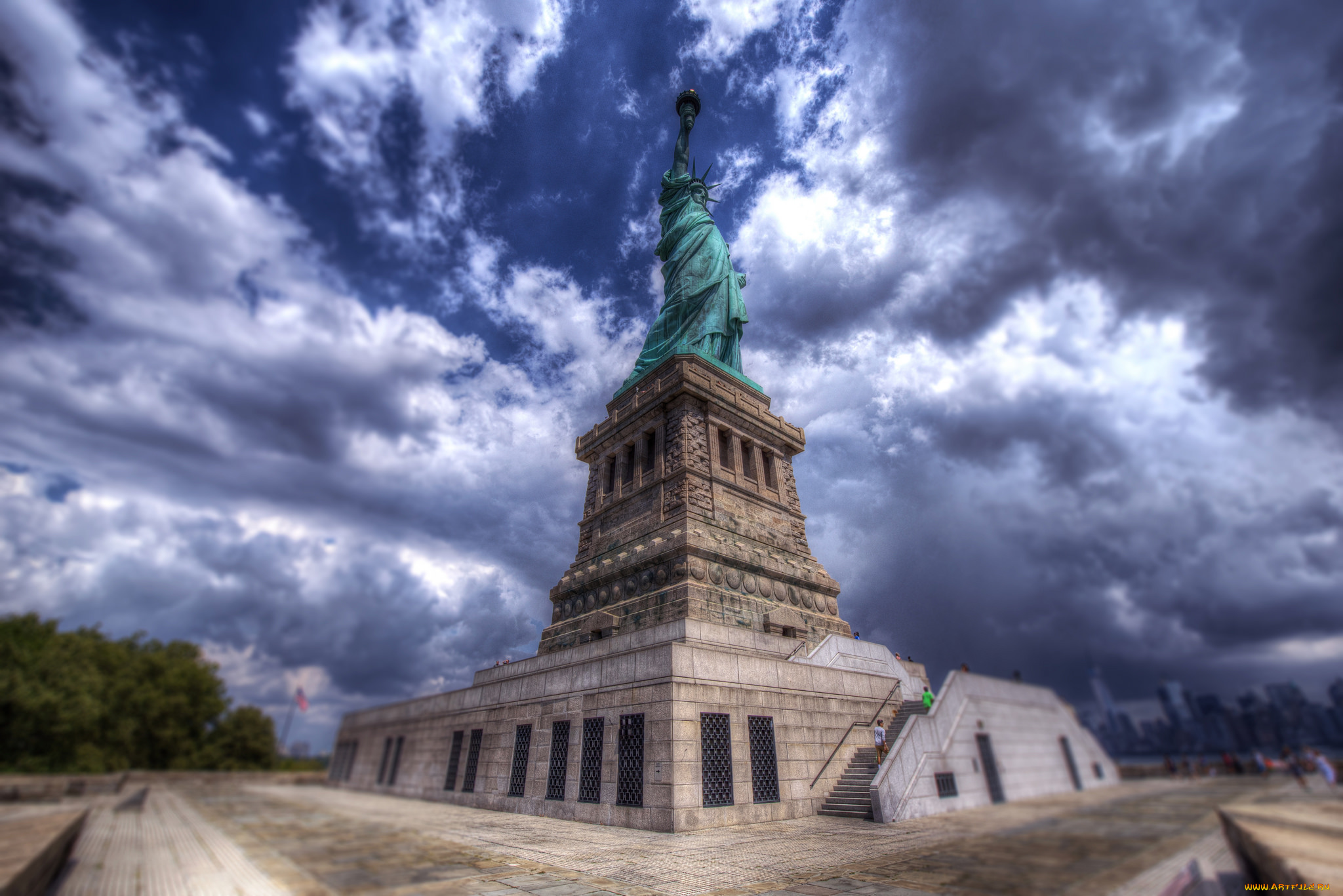 statue, of, liberty, view, -, new, york, city, города, нью-йорк, , сша, простор