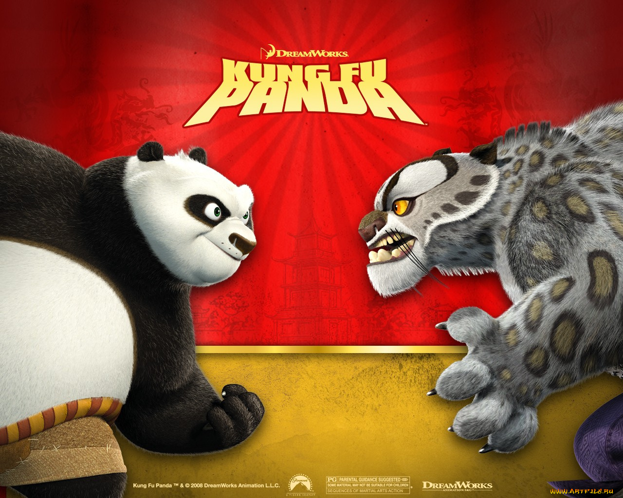 kung, fu, panda, мультфильмы