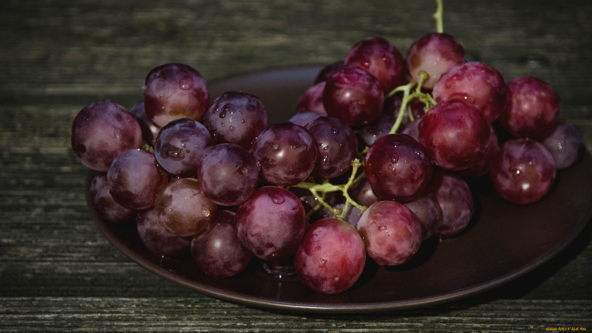 еда, виноград, гроздь