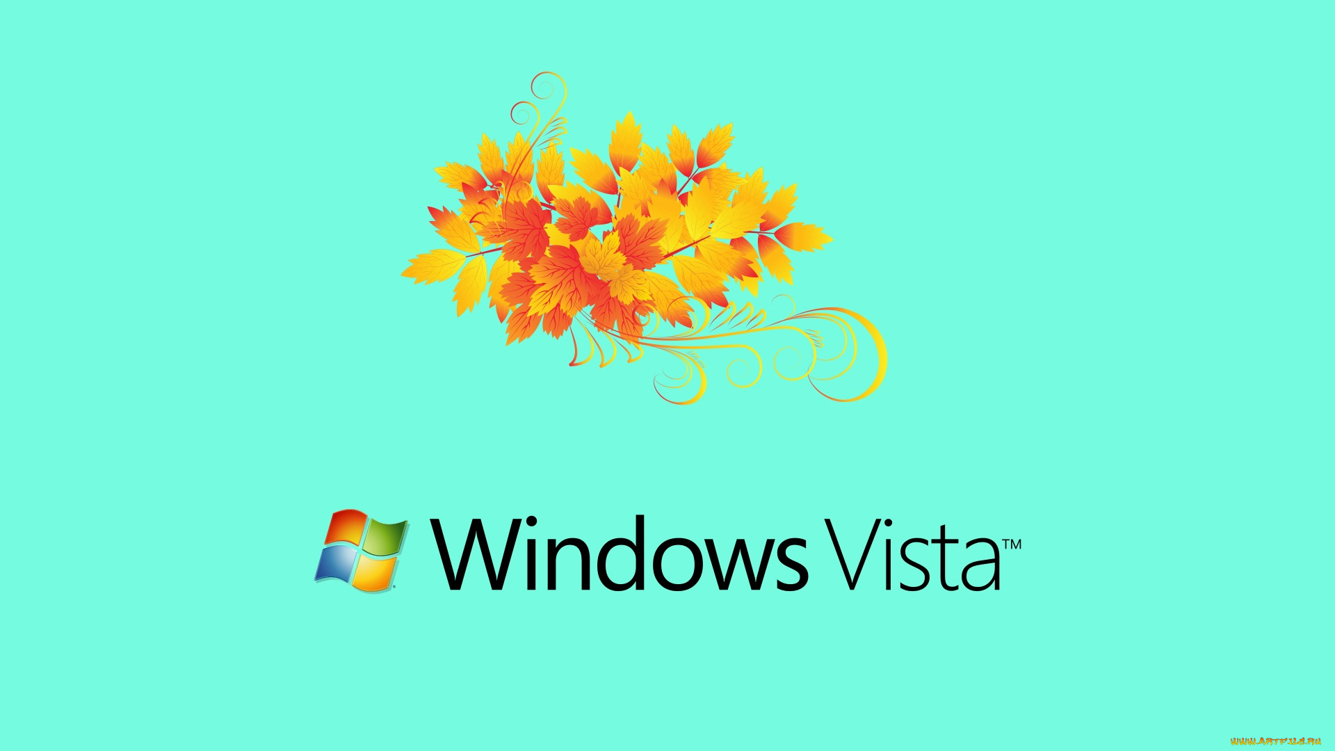 компьютеры, windows, vista, windows, longhorn, фон, логотип