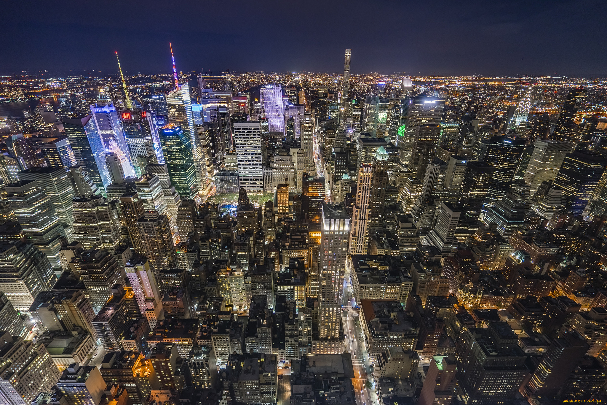 nyc, города, нью-йорк, , сша, панорама, небоскребы