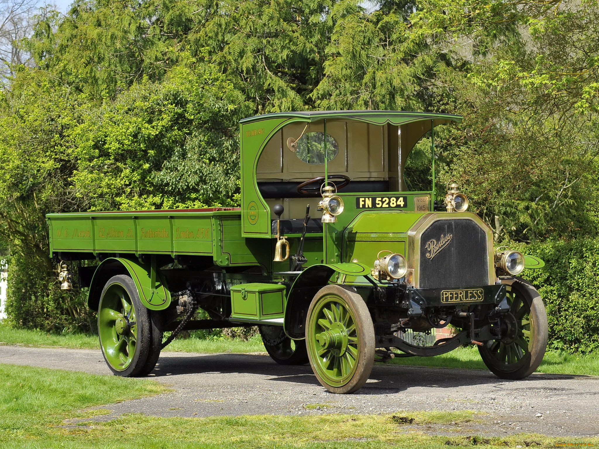 автомобили, классика, 1915г, lorry, type, tc4, peerless