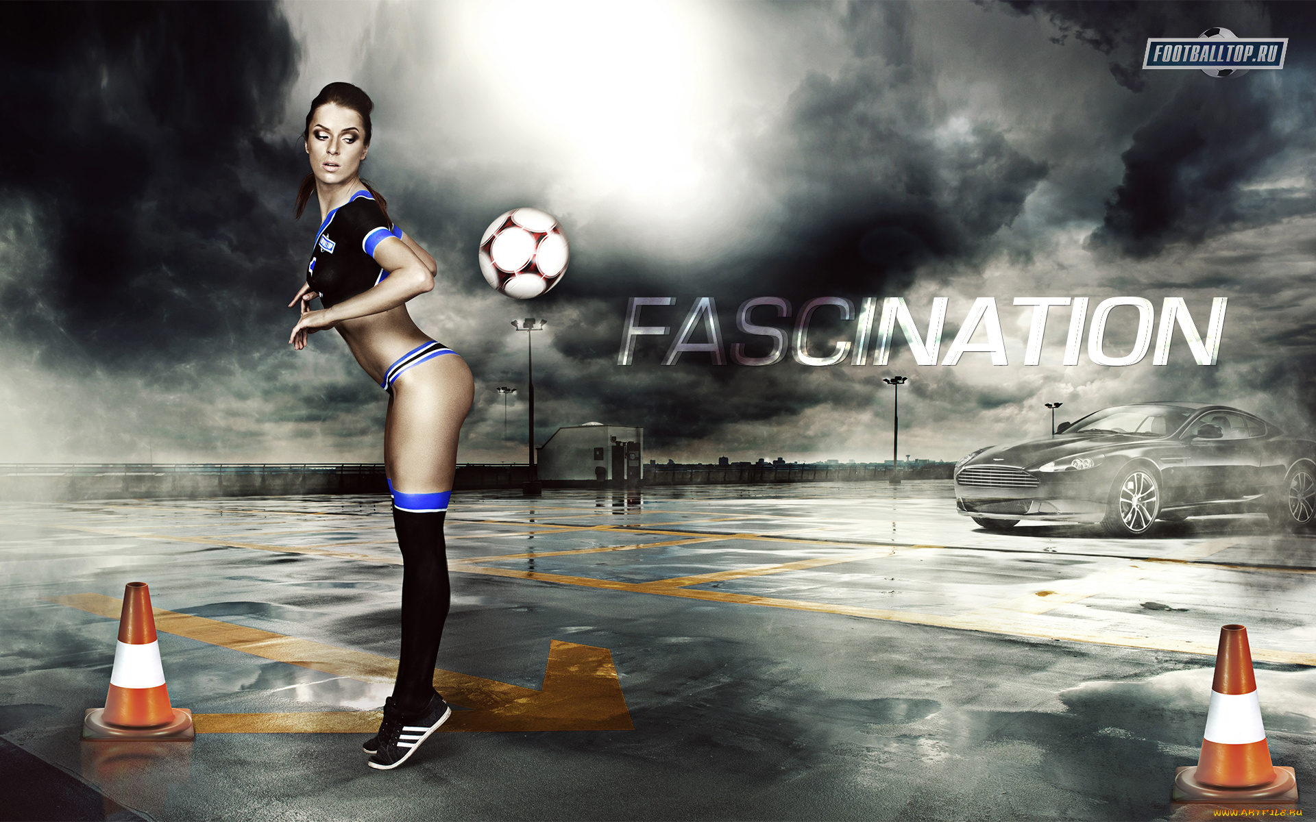 football, fascination, спорт, футбол, девушка