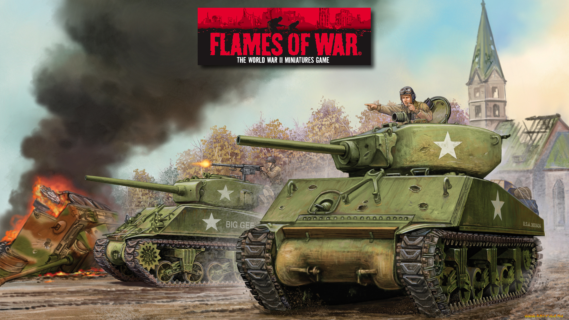 видео, игры, flames, of, war, игра, стратегия, flames, of, war