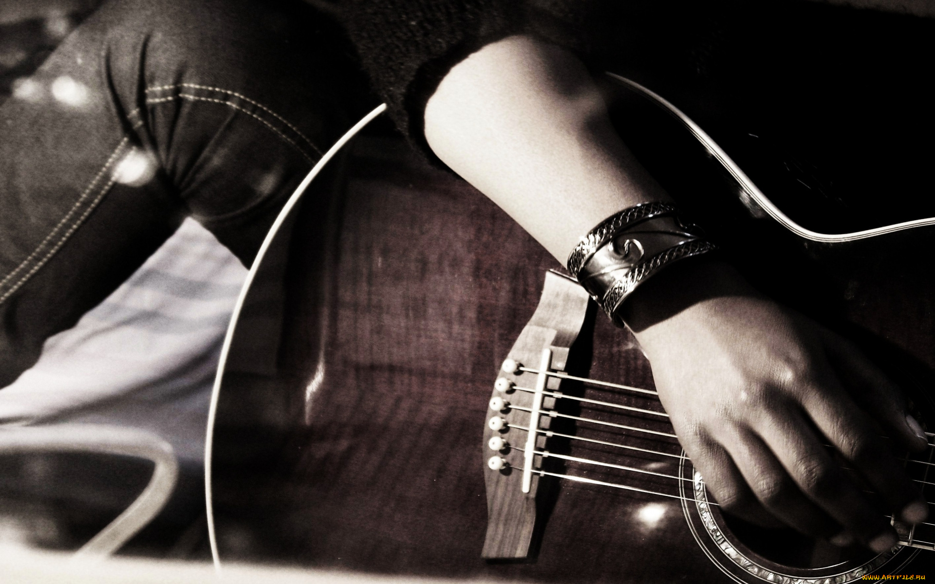музыка, -музыкальные, инструменты, руки, гитара