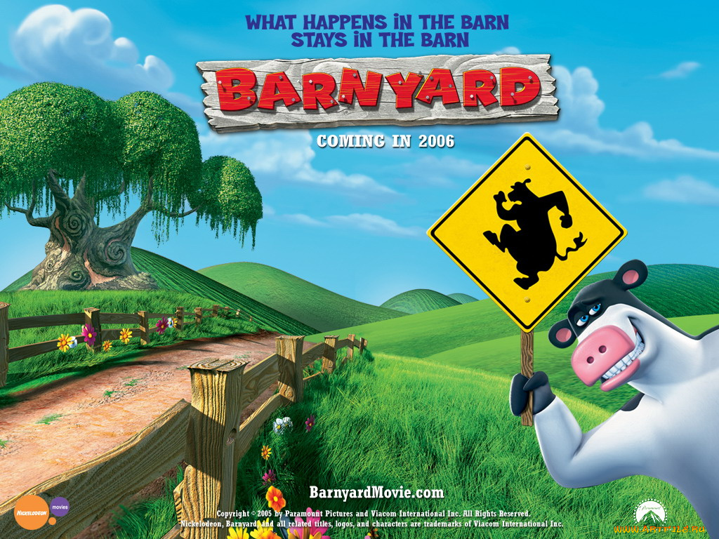 barnyard, 2006, мультфильмы, the, original, party