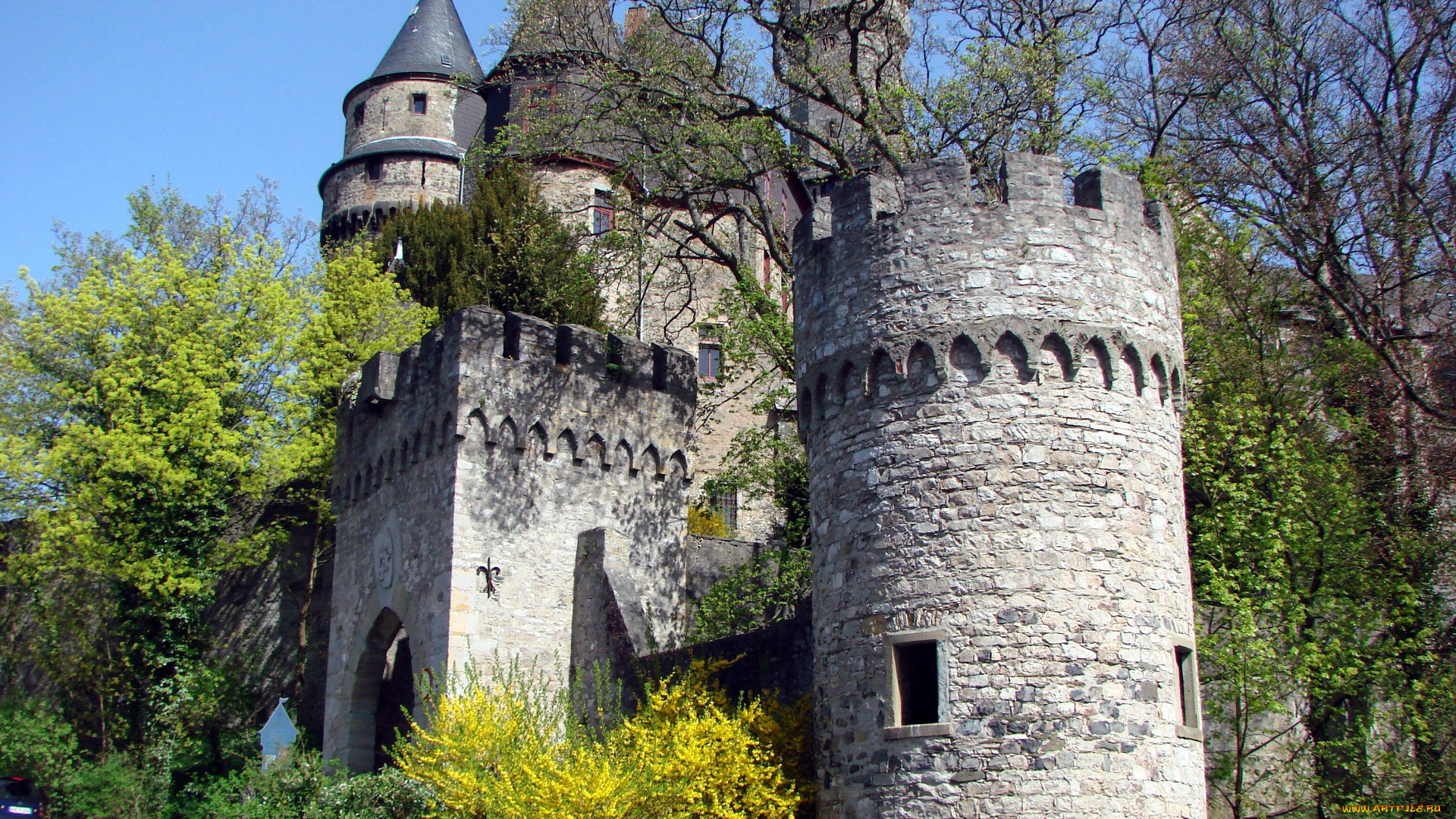 braunfels, castle, города, замки, германии, braunfels, castle