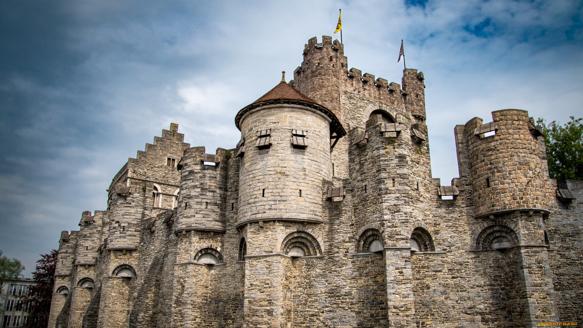 gravensteen, castle, belgium, города, замки, бельгии, gravensteen, castle