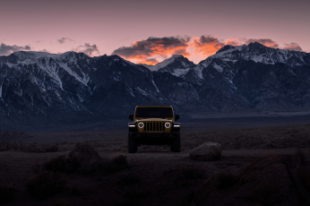 Картинка автомобили jeep 2021 wrangler rubicon джип природа горы внедорожник