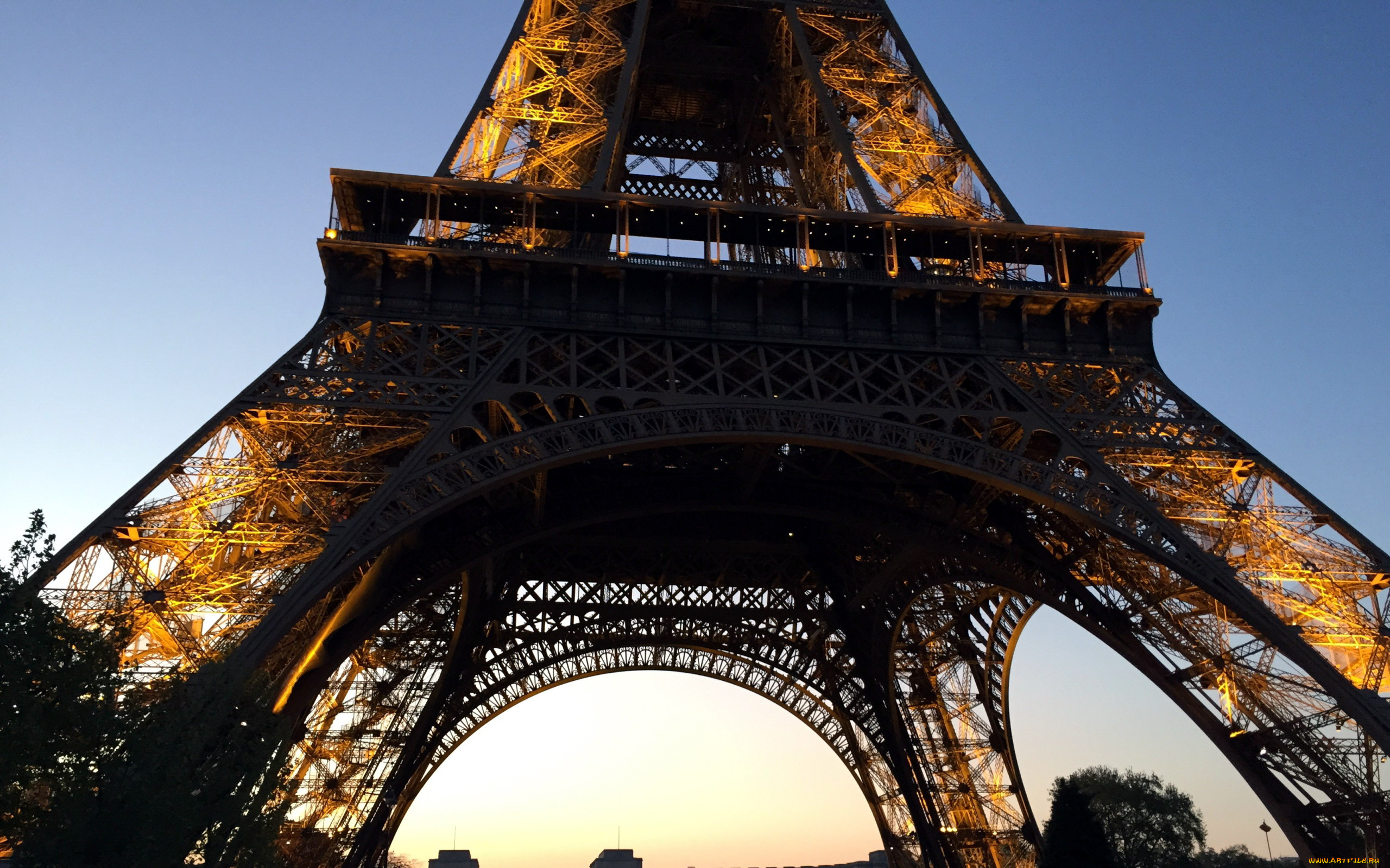 города, париж, , франция, eiffel, tower