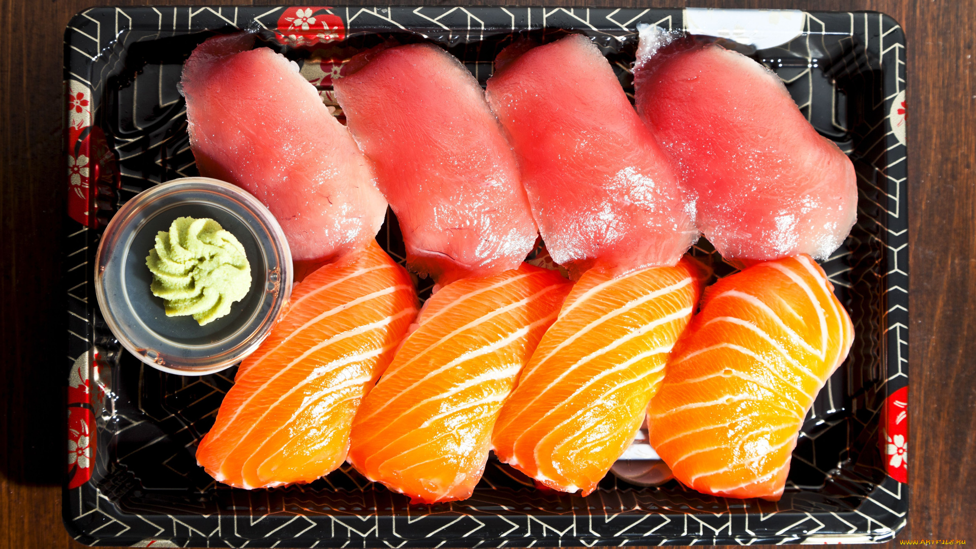 еда, рыба, морепродукты, суши, роллы, поднос