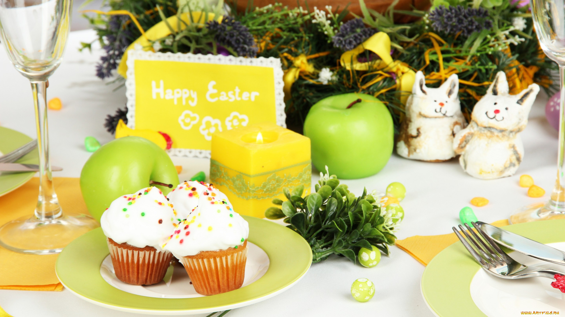 праздничные, пасха, cake, flowers, eggs, кулич, blessed, holiday, стол, цветы, яйца, easter